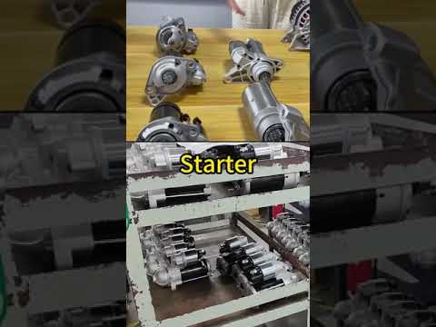 Show sun horse factory daily produce,alternator,starter,electrical water pump,oil level sensor
